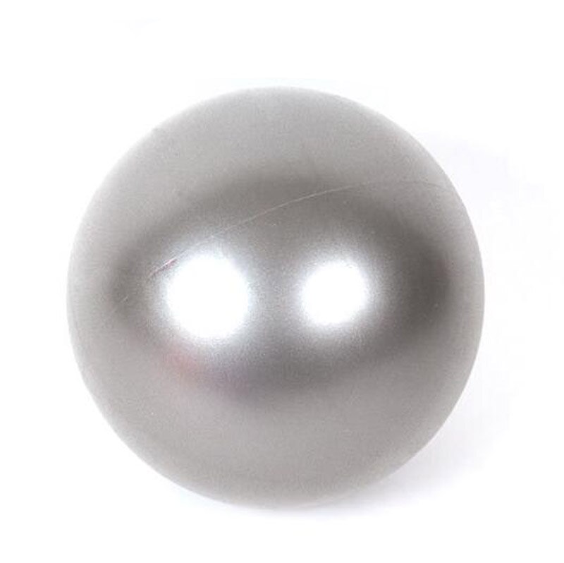 25cm Bola de Yoga ejercicio Fitness de Balance para Pilates bola ejercicio gimnasio Entrenamiento de interior bola: Gris