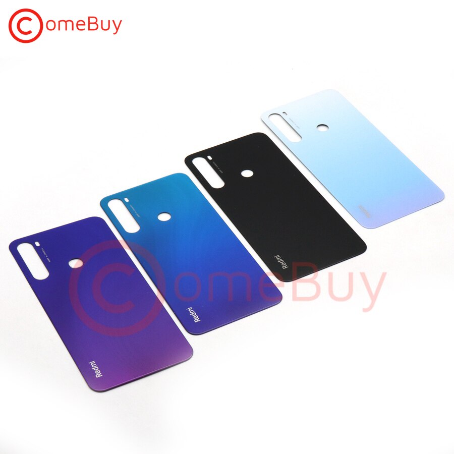 Voor Xiaomi Redmi Note 8 Pro Back Battery Cover Rear Behuizing Deur Glas Panel Case Voor Redmi NOTE8 Note 8 pro Batterij Cover