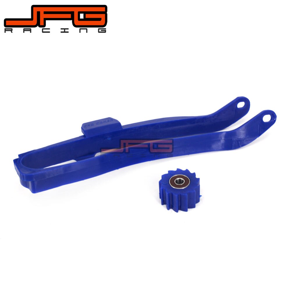 Vihreä ketjun liukukappaleen ohjain alempi rulla yamaha  wr250f wr450f yz250f yz250fx yz450f yz450fx motocross enduro likaa varten