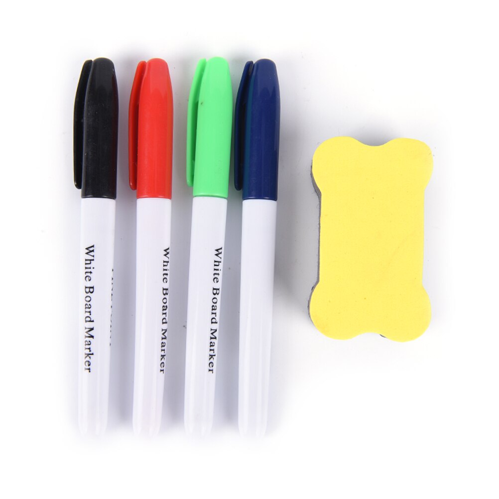 White Board Maker Pen Whiteboard Marker Liquid Chalk Erasable Maker Pen Office School Supply with Whiteboard Eraser