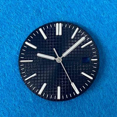 Esfera de reloj de 31,8mm + manecillas de reloj para movimiento NH35, accesorios de reloj luminosos verdes: A