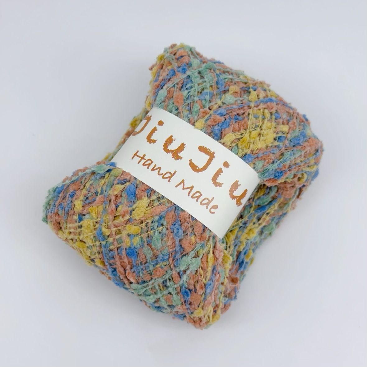 Chrysanthemum Yarn Ball Wool Starry Sky Flower Pattern DIY Hand Woven Coarse Mixed Color Thread Plush Yarn Ball Crochet Hook