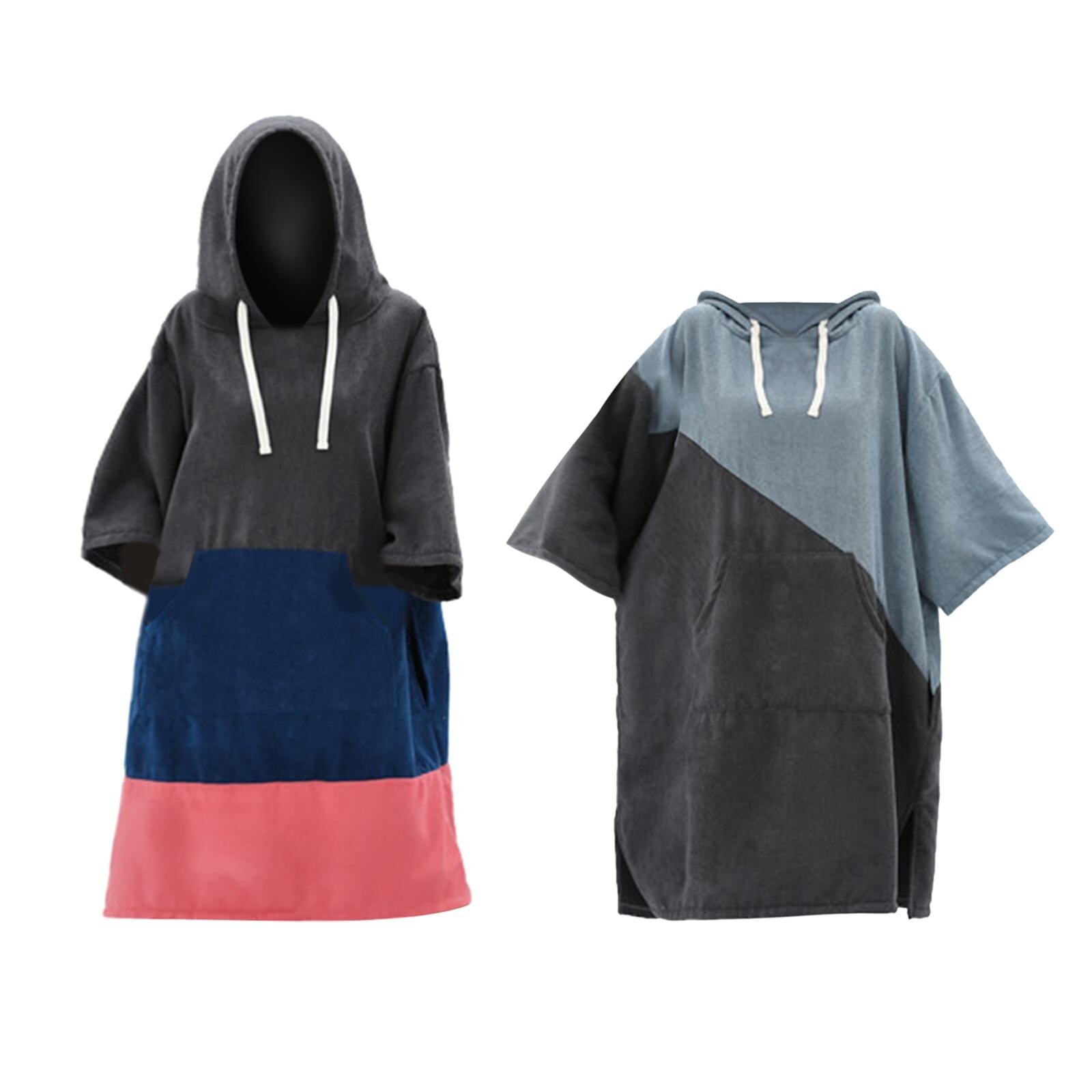 Lightweight Beach Surf Poncho Women Men Quick Dry Changing Robe Water Park