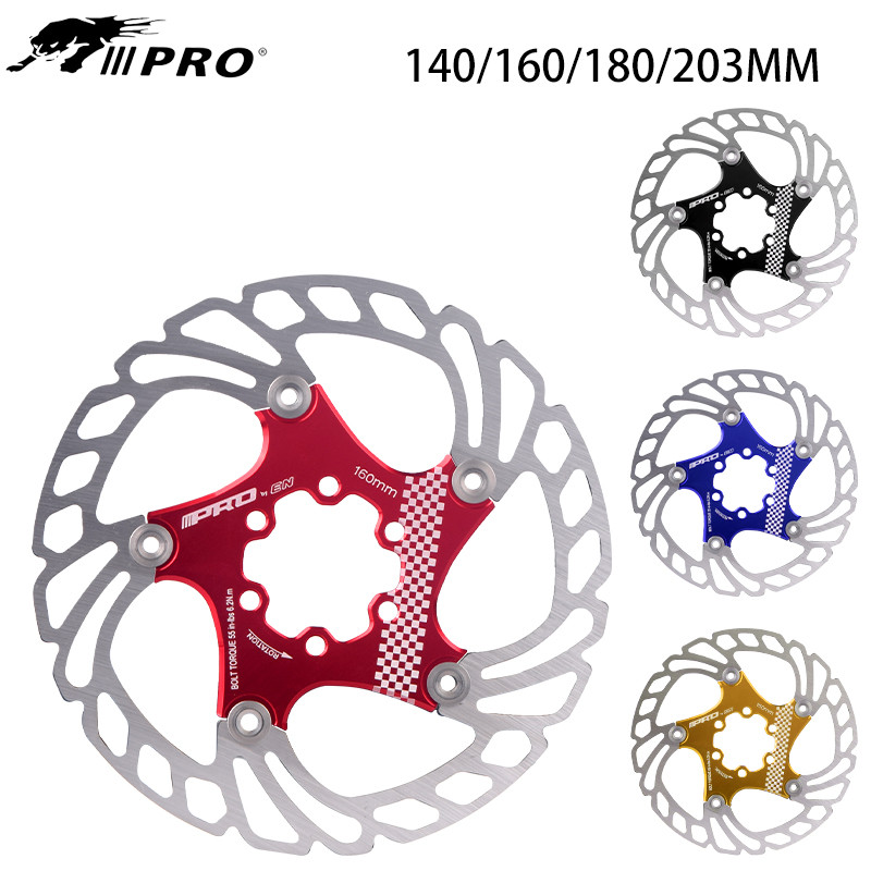 Disco de freno XT Mtb 140mm 160mm 180mm 203mm Rotor de freno de disco de 6 orificios con tornillo de disco de freno para freno de disco hidráulico de bicicleta Shimano