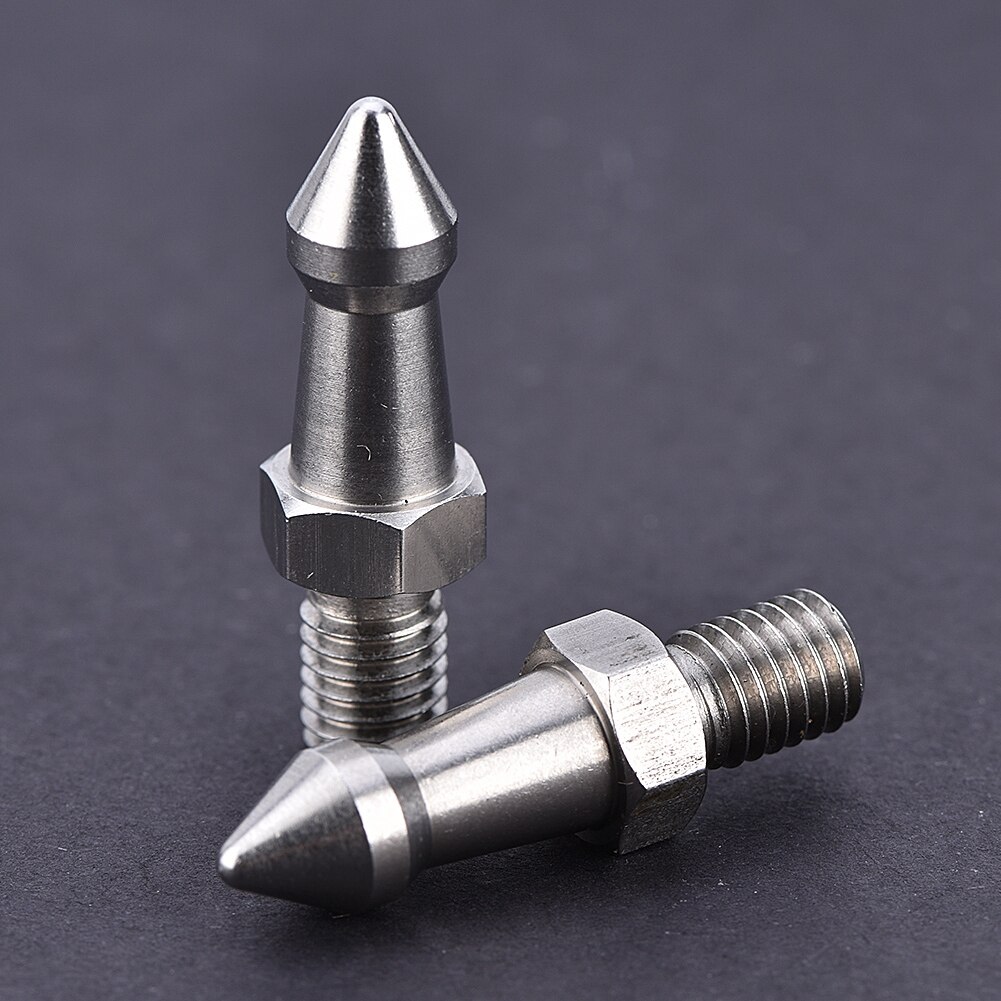 Tornillo de montaje para trípode M8, Perno de bala, picos de cono, soportes de suelo, pieza de repuesto, accesorio de cámara, Color plateado