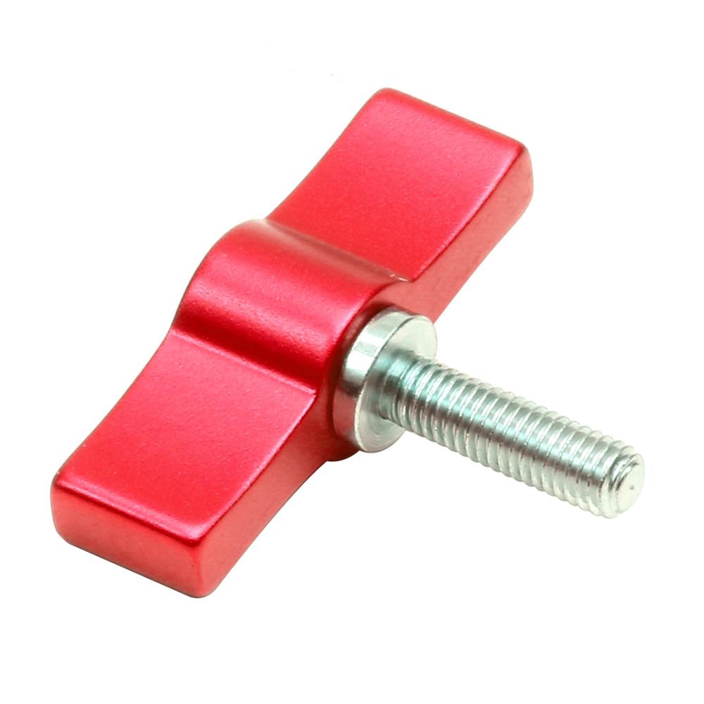 BGNing M4 M5 M6 Hand Tighten Screw Aluminum Alloy Handle Adjustable Screws for DSLR Camera Photo Studio Accessory: M5X17 Red