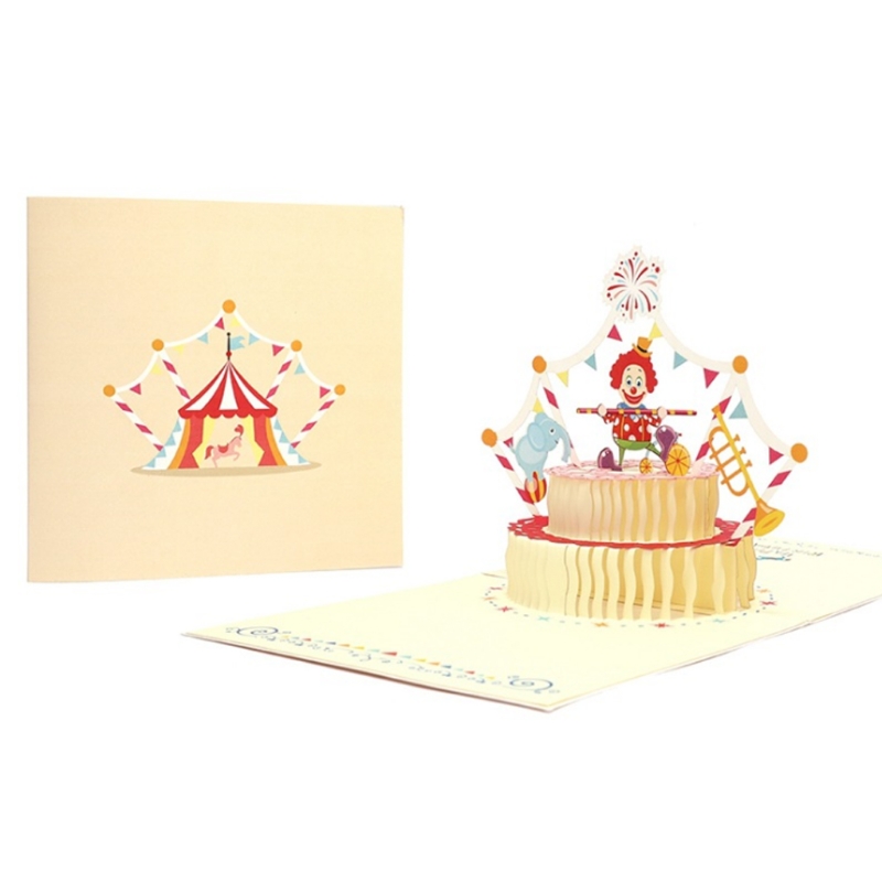 Funny 3D Pop Up Cards Valentine Lover Happy Birthday Anniversary Greeting Cards