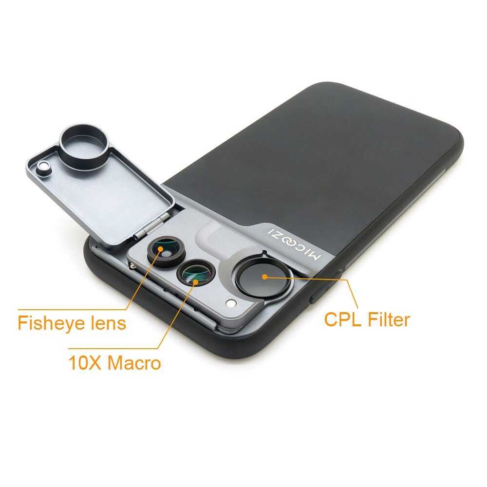 Neue Für iPhone 11 Pro Max Kamera Objektiv Kit Fisheye Weitwinkel Makro Teleskop CPL Objektiv Fall Abdeckung Für iPhone X XR XS Max 7 8 Plus: For iPhone 11