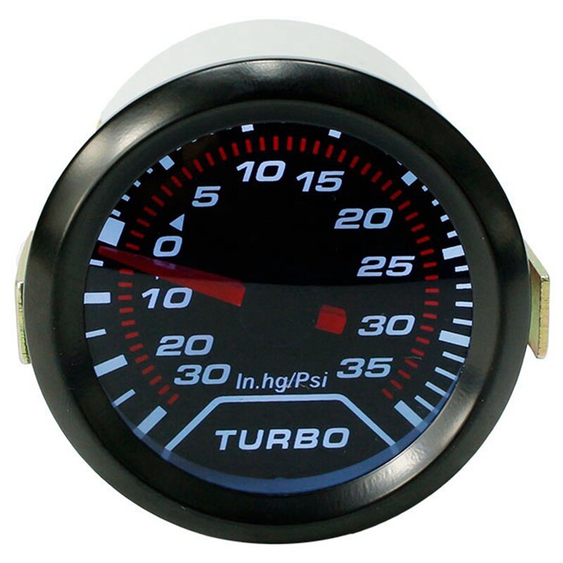 Universal Car 2 inch 52mm LED PSI Turbo Boost Gauge Pressure Vacuum Smoked Face Fast