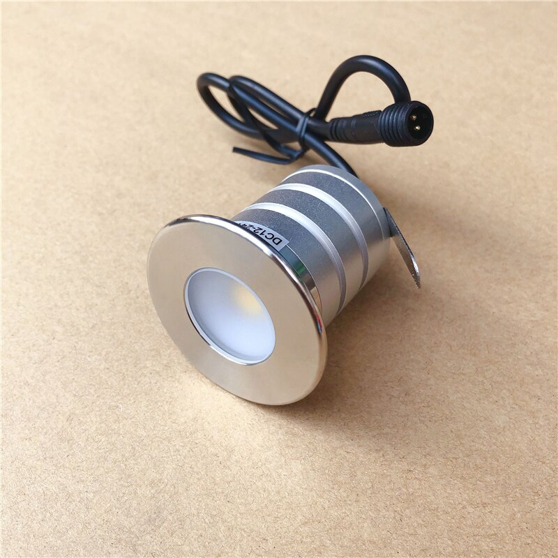 1pcs IP67 3W CREE LED Recessed Deck Floor Light Outdoor Waterproof Garden Underground LED Light Lamp Ground Landscape Lighting