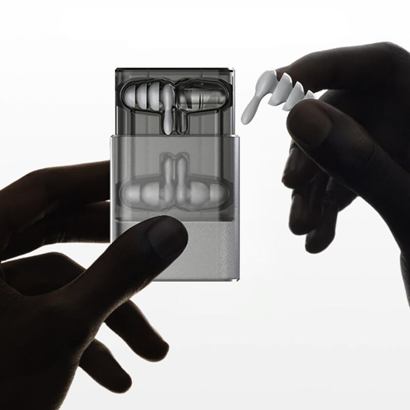 Cbmmaker 2 Pairs/Waterdicht Geluidsdichte Oordopjes Slapen Oordopjes Sterke Anti-geluid Oordopjes Waterdichte Siliconen Zwemmen Oordopjes: gray