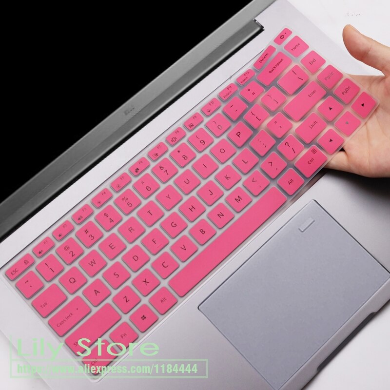 Dla Xiaomi RedmiBook 16 Laptop AMD Ryzen 4700U/4500U Redmi Book 16.1 Cal 2020 Laptop silikonowa klawiatura pokrywa Protector: pink