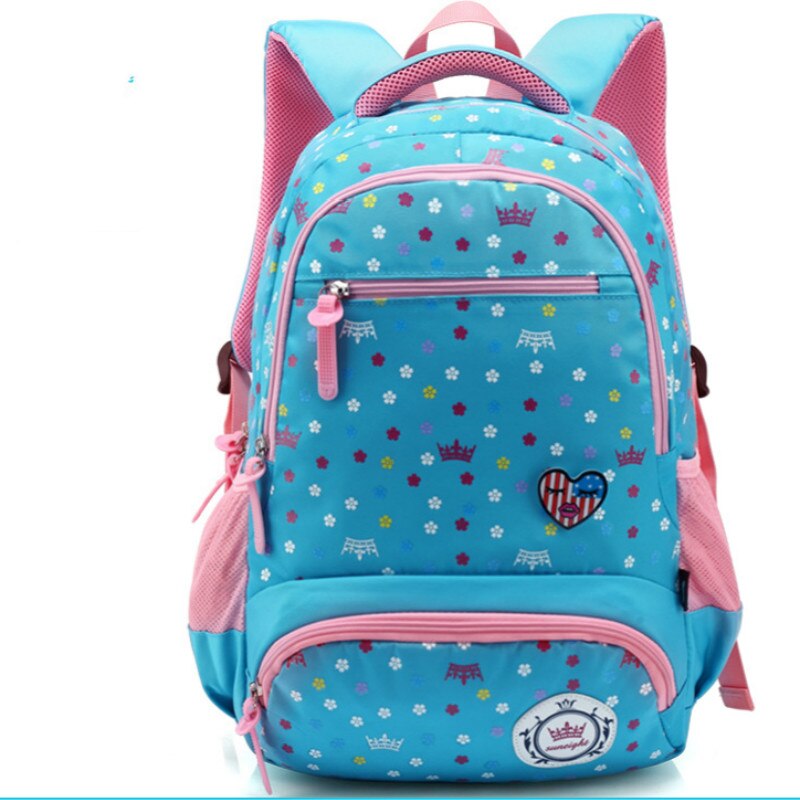 Kinderen School Tassen voor vrouwen kids Mooie Orthopedische Student Rugzakken Tieners Meisjes Jongen School Rugzak tas Mochila: large sky blue