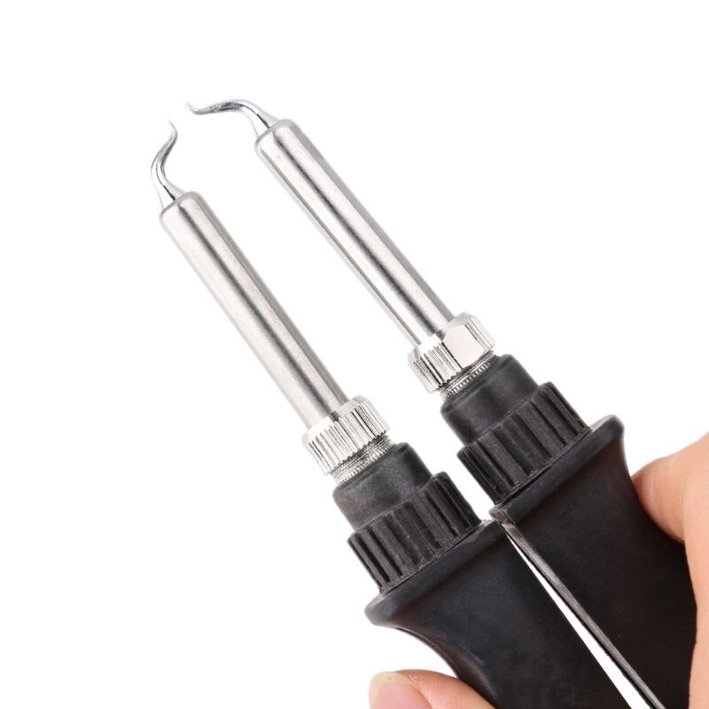 902 ESD SMD podwójna lutownica pinceta rączka z klipsem szczypce robić lutowania akcesoria robić stacji lutowniczej