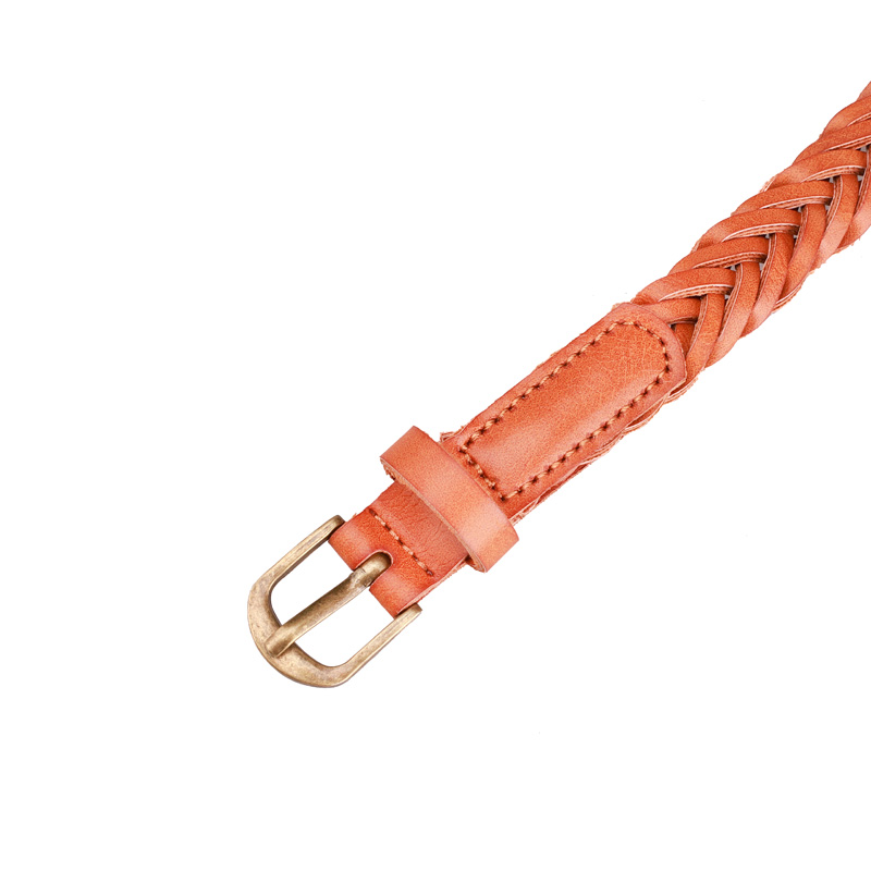 ¡Producto en oferta! cinturón de mujer Earnda estilo Casual cuerda trenzada de cuero cinturón cintura mujer Correa tejida para vestido falda de