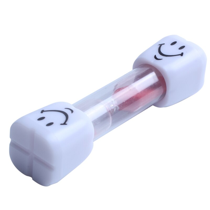 2 Minute Hourglass Kids Brush teeth Timer Smile Sand Egg Timer 2 Minutes Sandglass Timer red