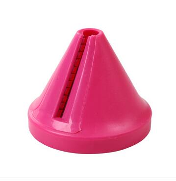 Groenten en fruit plakjes rvs chips aardappel aardappel handmatig radijs cutter kitchen tools: Pink Red