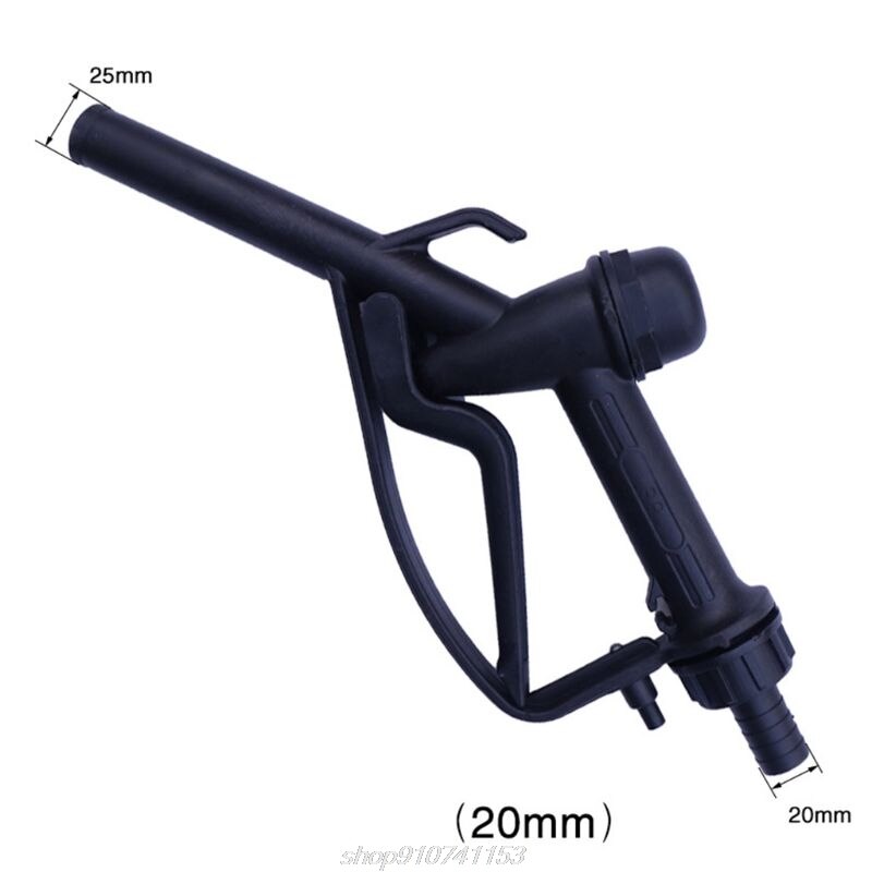 Plastic Manual Heavy Duty Fuel Nozzle 25mm/20mm Straight Spout Gasoline Dispenser Transfer Pump D18 20: B