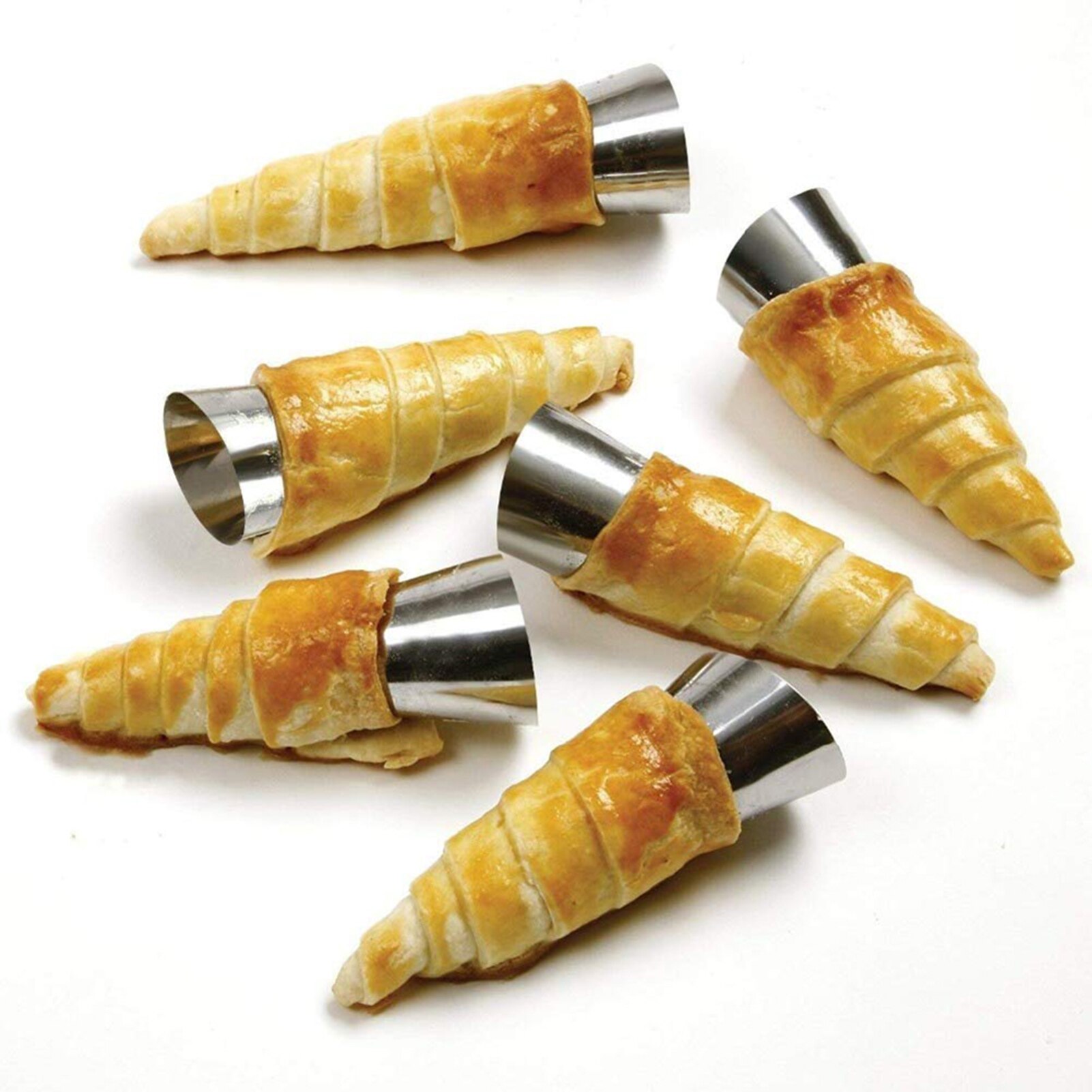 Diy bakekegler hornkaker rull kakeform spiralbakte croissanter rør cookie dessert kjøkken bakverktøy