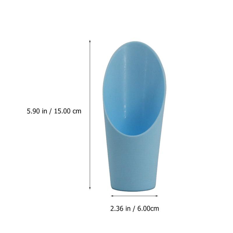 12Pcs Bonsai Tool Portable Plastic Bucket Scoop Gardening Tool Potting Scooper for Garden