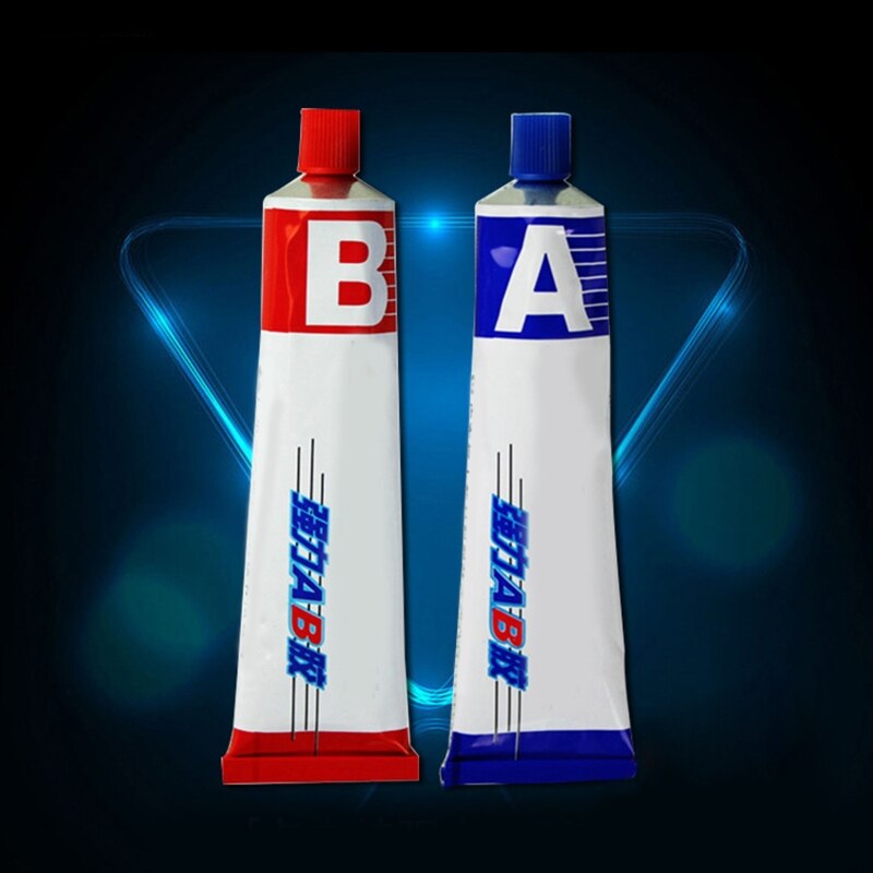 Gel adhesivo fuerte resistente al calor Industrial, pasta de reparación de Metal de soldadura en frío, A y B, 2 uds.