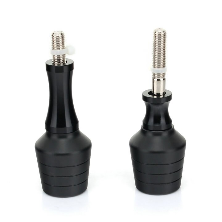 BIKINGBOY Frame Sliders Screw Crash Pads For Kawasaki Ninja ZX6R 13-18: Black