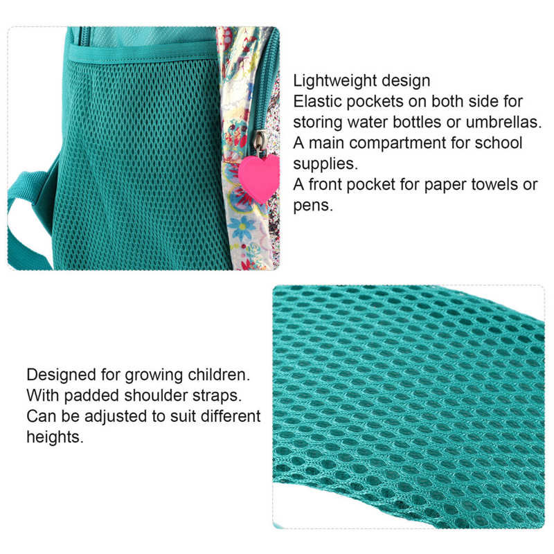 Verstelbare Loopstoeltje Shining Pailletten School Rugzak Ijs Patroon Peuter Baby Kinderen Rugzak Veiligheid Band