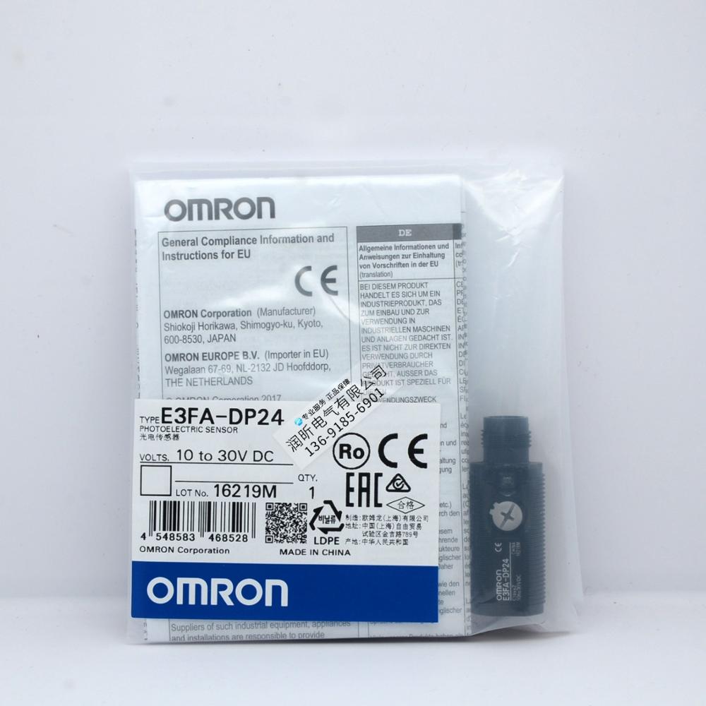 E3FA-DP11/12/13/14 E3FA-DP21/22/23/24/25 OMRON 100% & Original Photoelectric Sensor