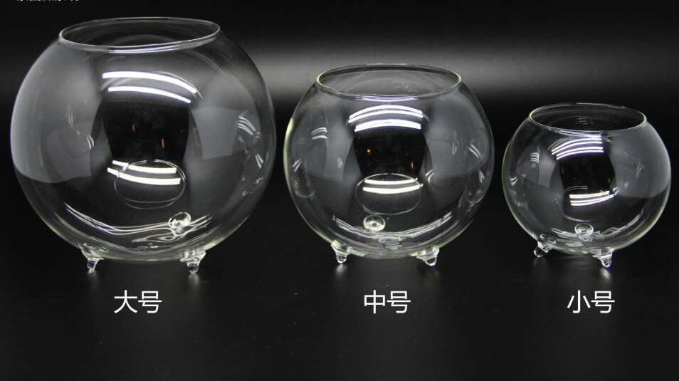 Bol à fleurs en verre pour Aquarium, boule de verre, VASE, décoration de la maison, boule ronde pour Aquarium