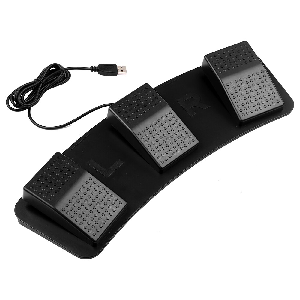 FS23-PM USB-Dreifachfußschalter, multifunktionaler, maßgeschneiderter mechanischer Fußpedalschalter für Bilderfassung, Musikspielsteuerung: Default Title