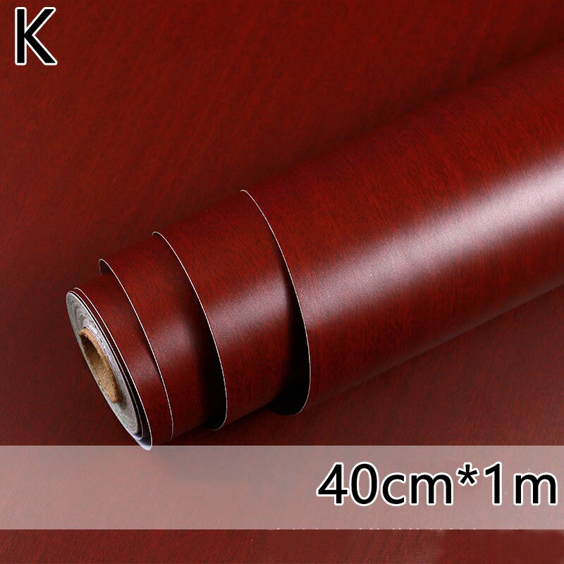 1M Waterdicht Hout Vinyl Behang Roll Zelfklevende Contact Papier Deuren Kast Desktop Moderne Meubels Decoratieve Sticker: K