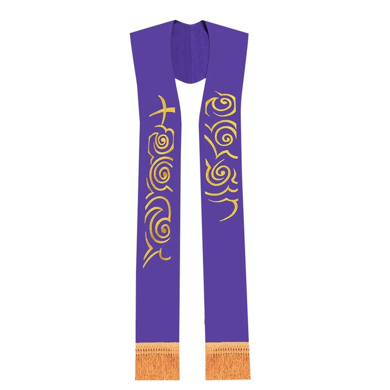 Catholic Priest Stole Church Father Pastor Clergy Wedding Stole Mass Scarf