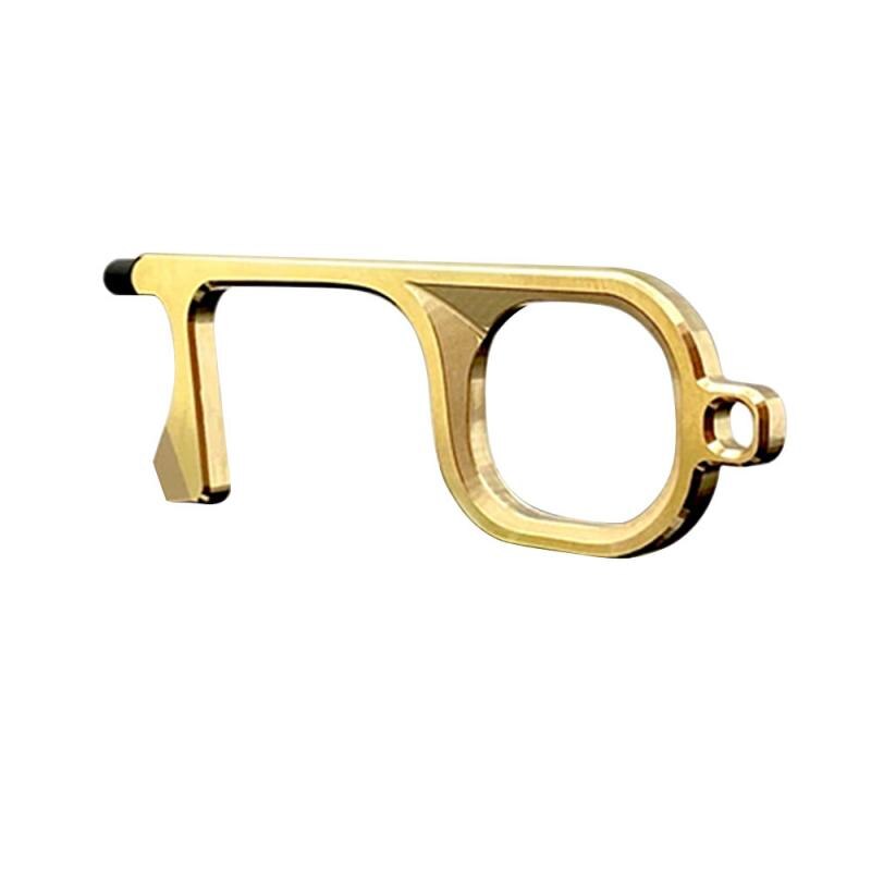 2/1PC No Touch Key Door Opener Key Chain Anti-Contact Door Opener Key Door Opener Contactless Hand Hygiene Hook Handle