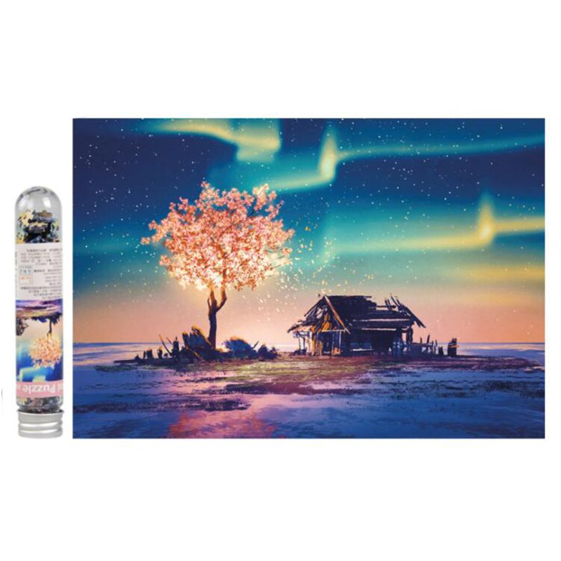 234Stck Mini Tasche Rätsel Selbst Montieren Reagenzglas Puzzle Pädagogisches Spielzeug 23GD