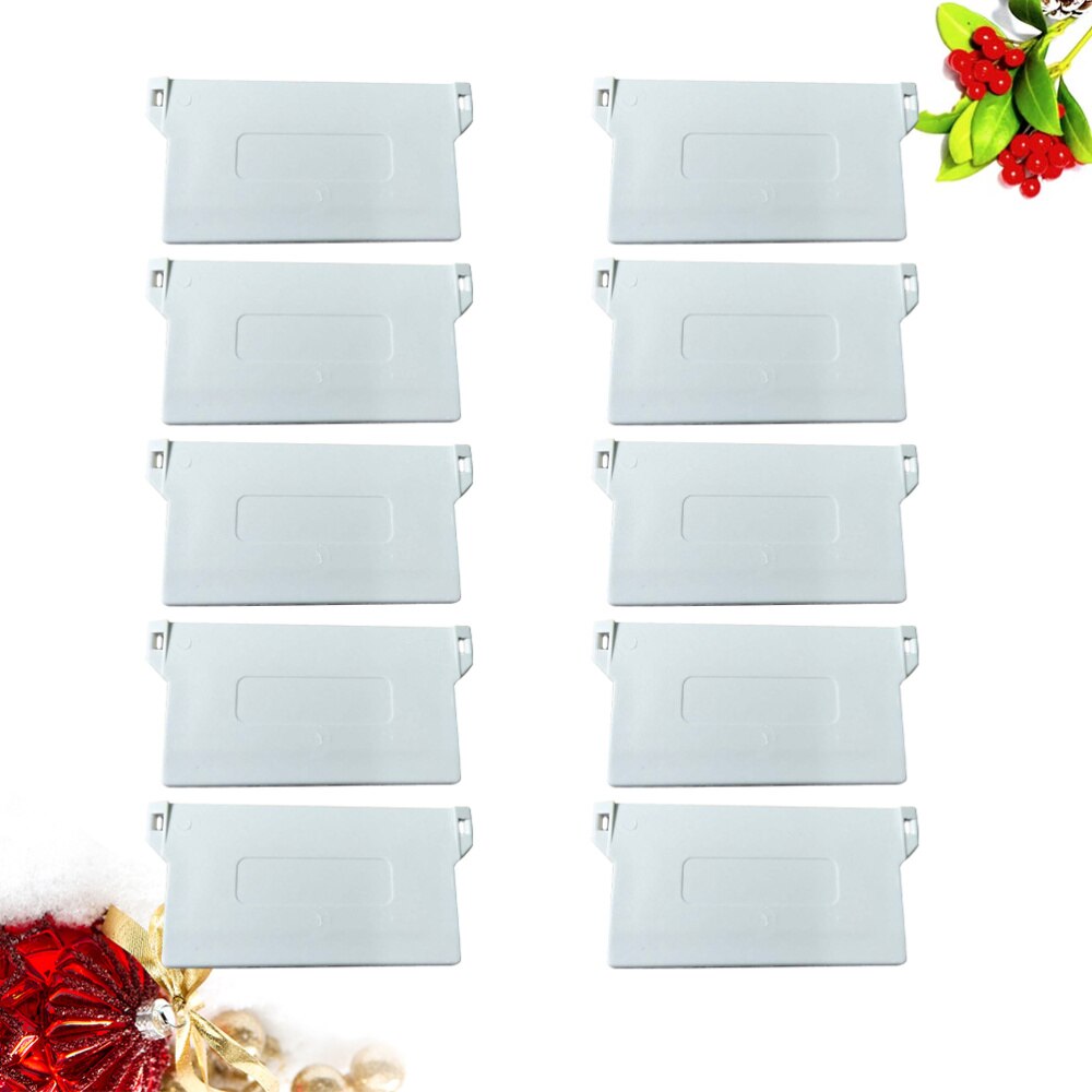 10PCS 89mm Bottom Plate for Vertical Blind Portable Bottom Weights Slats Vertical Blind Fittings Roller Accessories (Whi