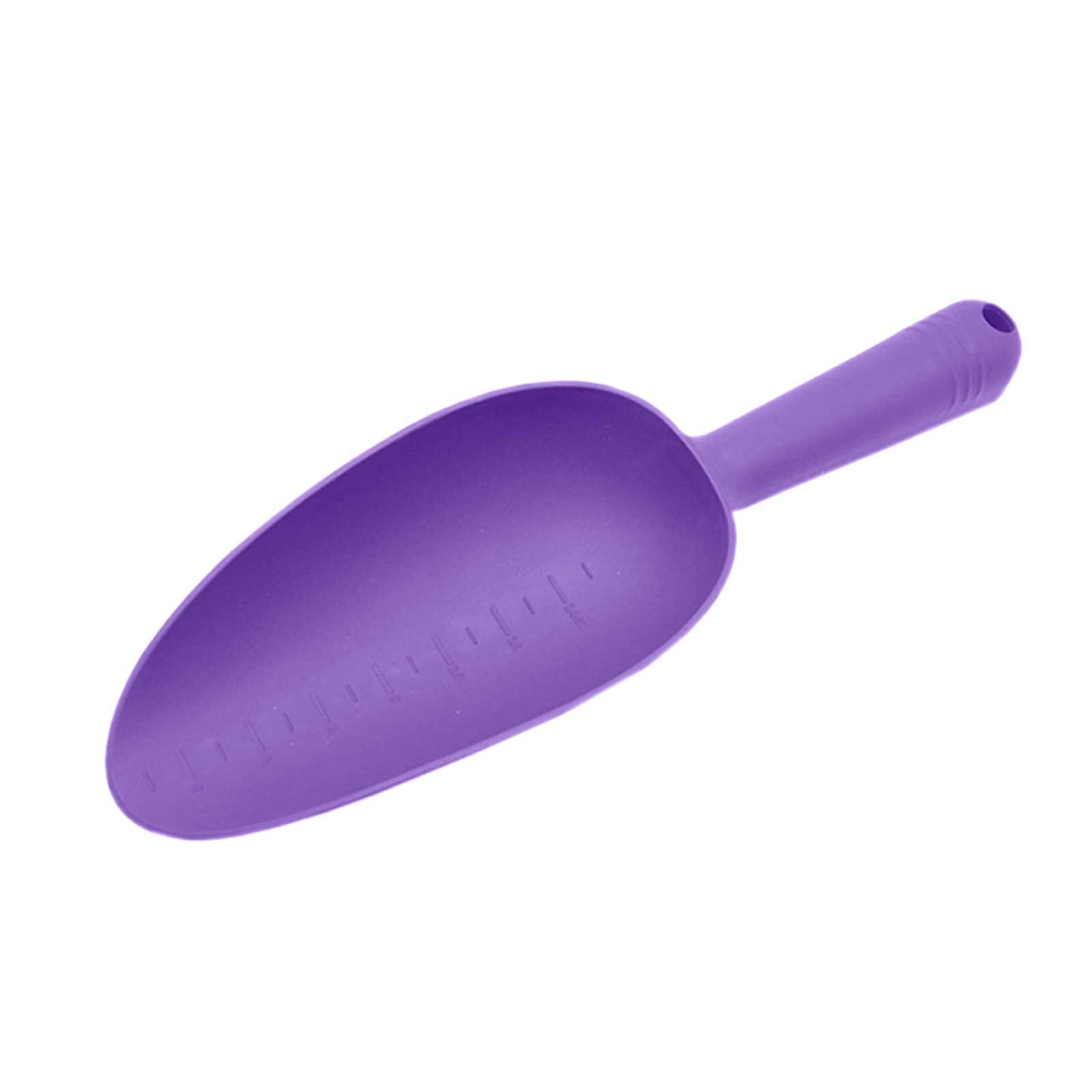 Plastic Garden Shovel Plant Hand Shovel Trowel Home Gardening Tools Flower Vegetables Soil Transplantin Weeding Digging Planting: Purple 
