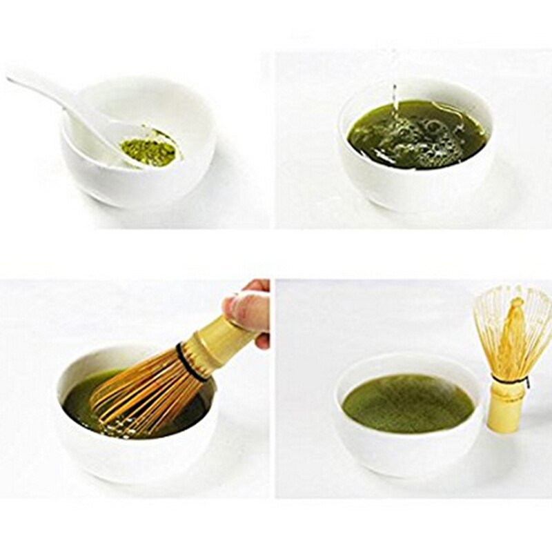Japansk te-diy bambus piskeris matcha piskeris pulver grøn te piskeris pensel værktøj  ic883572