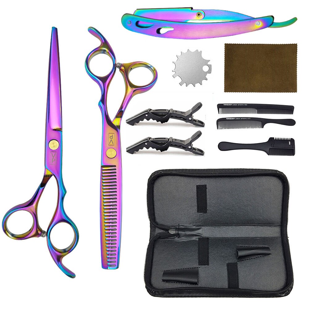 Kappers Schaar Professionele Kappers Schaar Set 6 Inch Kappersscharen Japan 440C Kappers Schaar