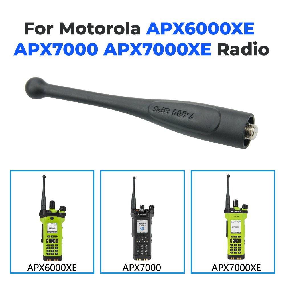 Antena atarefada 6000-4000 mhz do rádio apx7000 apx7000xe apx 1000 apx 764 apx 870 do oem de 5 pces motorola com antena do chicote de gps nar6595a