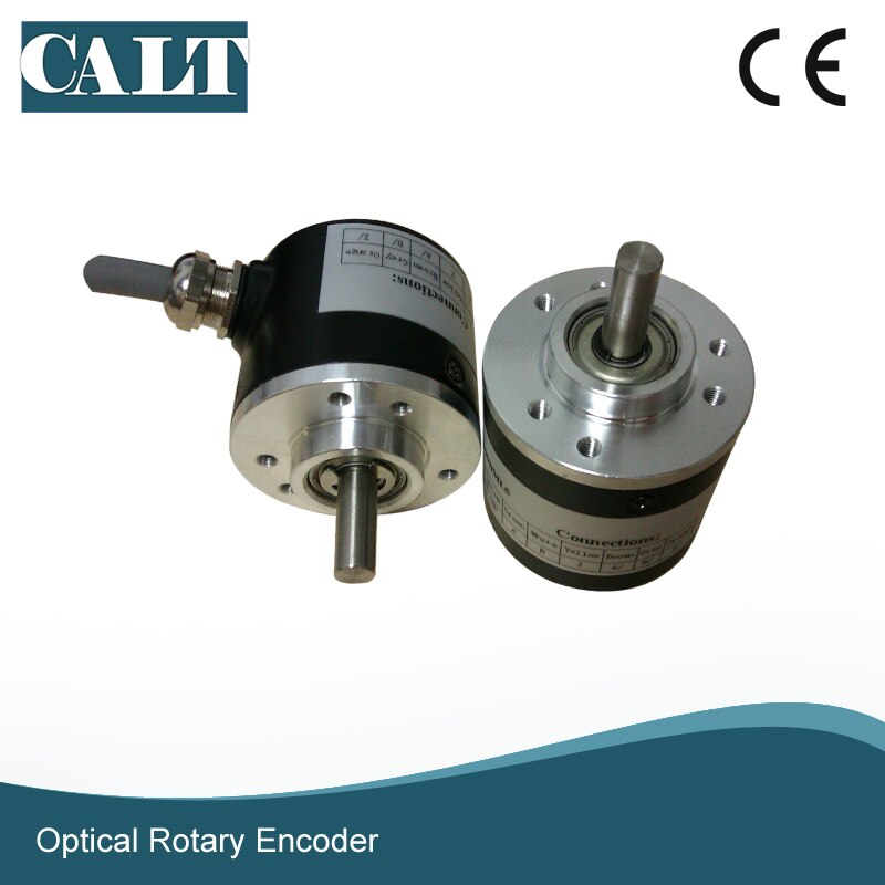 CALT GHS3805 sortie push pull A B Z signal 5mm arbre plein incrémantal capteur d'angle de rotation optique encodeur