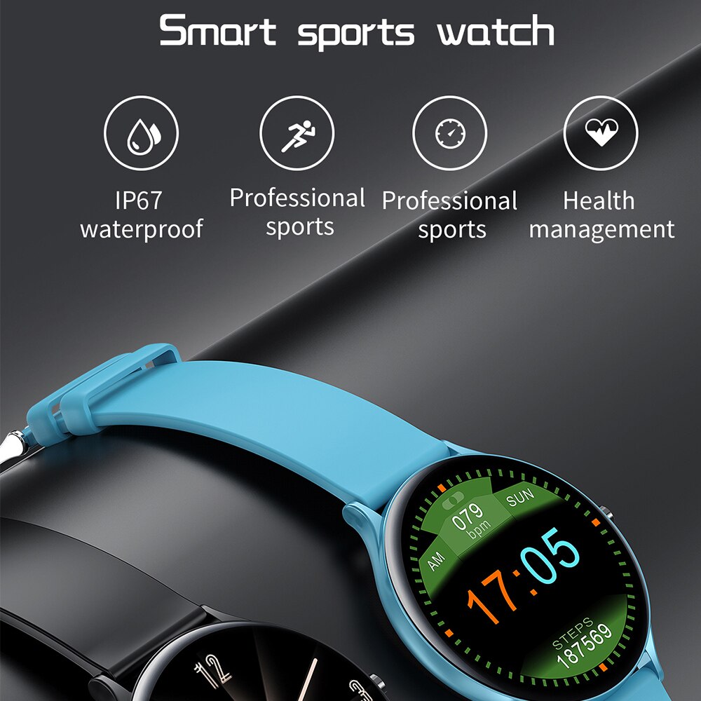 Smart Horloge Mannen Vrouwen Hartslag Bloeddrukmeter Bluetooth Verbinden Smartwatch Fitness Voor Ios Android Horloge Smart