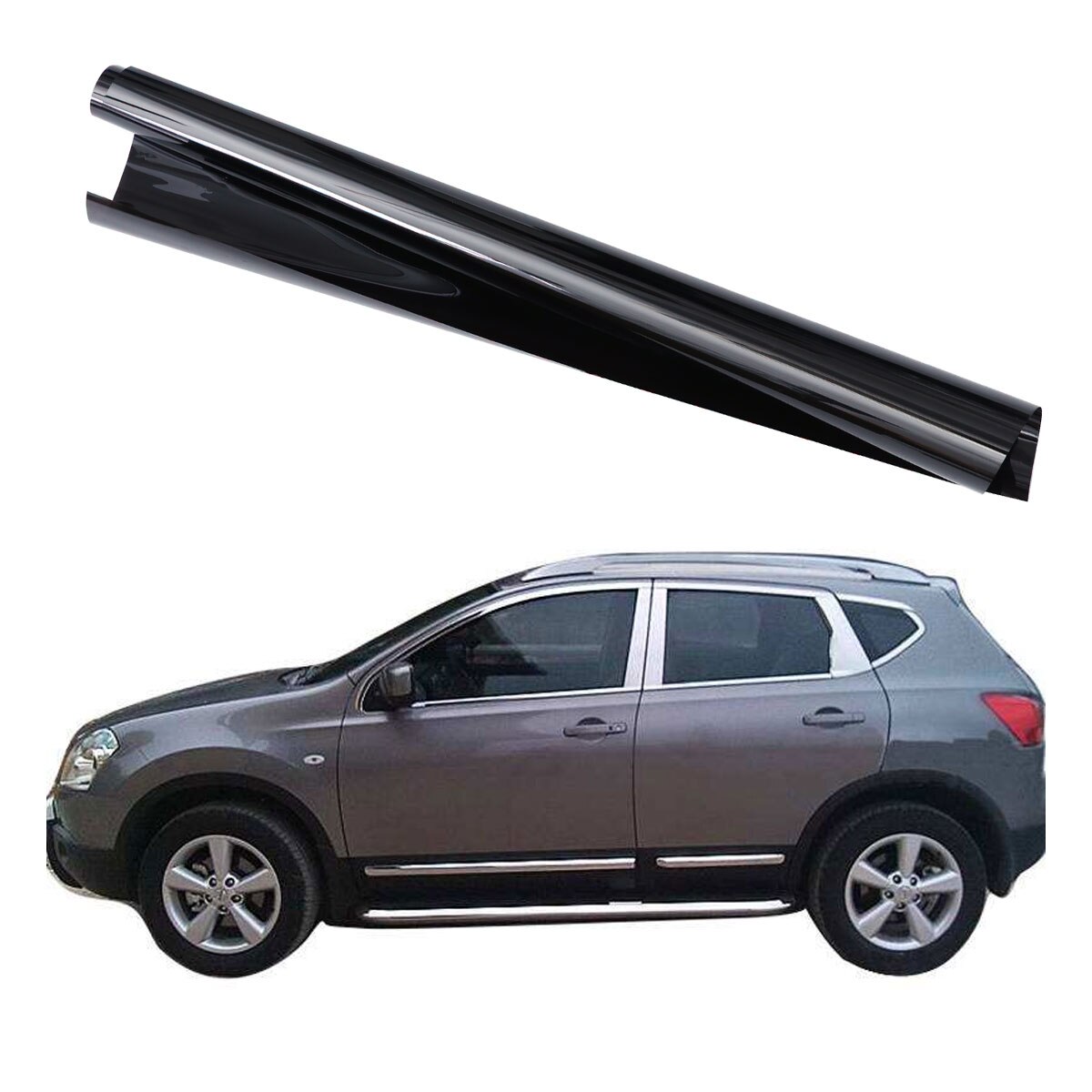 50cm × 3M Auto Window Tint Film Anti Sun Uv Heat Rays Car Protector For Baby Kids Car Sun Shade Side Window Cover