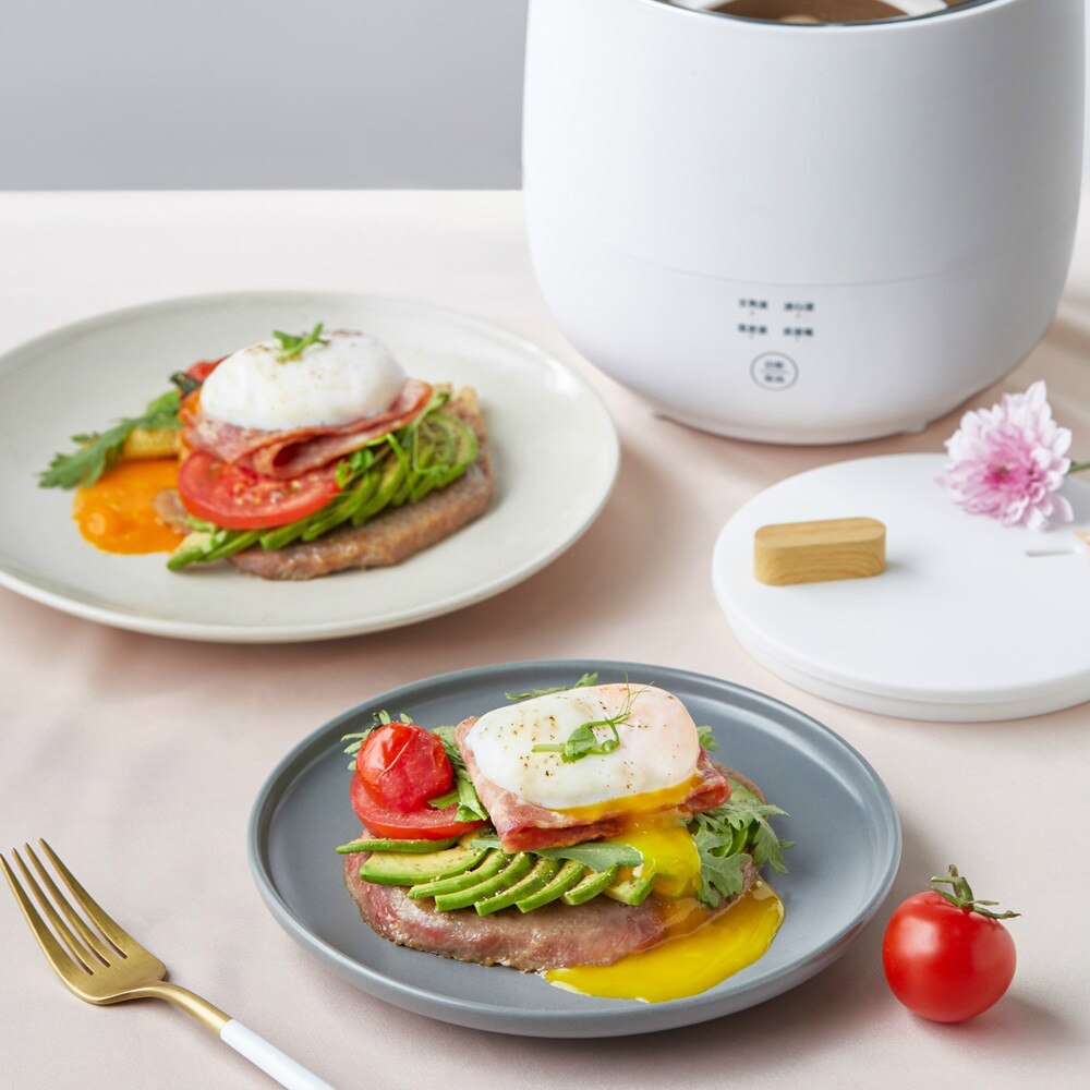 220V Electric Egg Cooker Household Breakfast Maker Multi Egg Custard/Hotspring Egg/Poached Egg/Boiled Egg Steaming Cooker