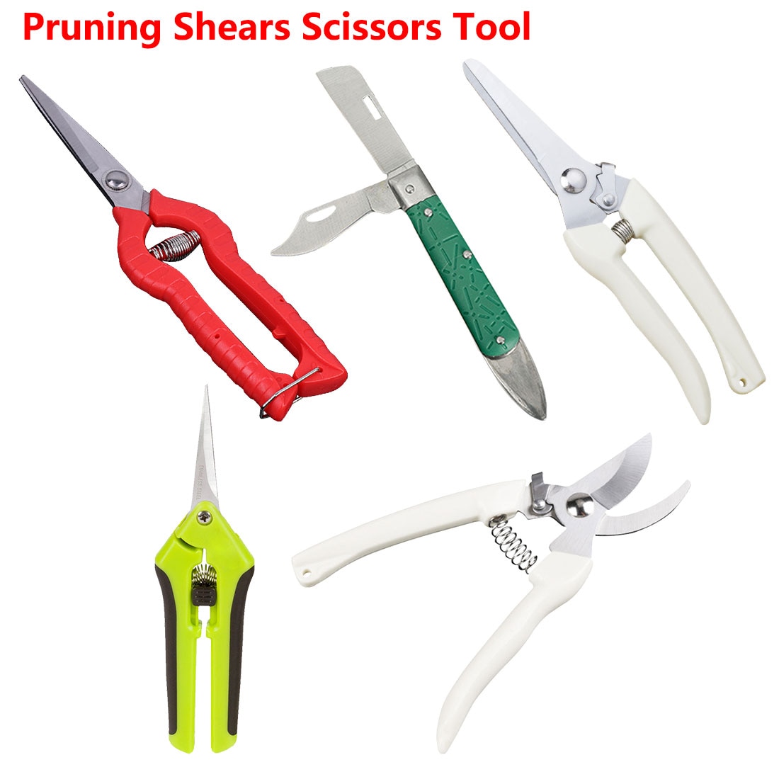 Anti-slip Gardening Pruning Shear Scissor Stainles... – Grandado