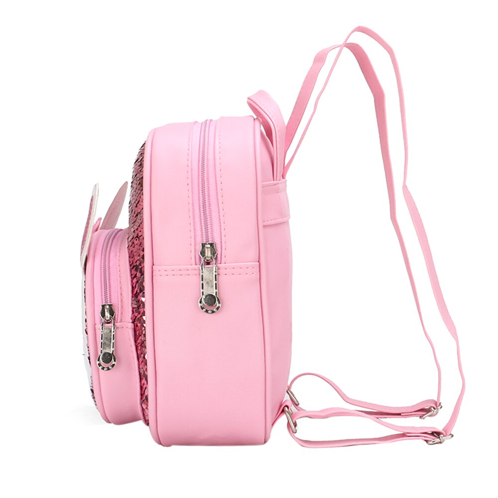 Kid Peuter Meisje Dier Pailletten Rugzak Leuke Konijn Kleuterschool Schooltas Pu Leer Kinderen Dagelijks Rugzak 5 Kleuren