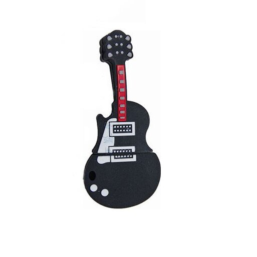 Jaster guitarra de plástico usb pen drive instrumento musical vara de memória elétrica guitar polegar drive 64gb 16gb 100% capacidade real: 8GB / JT002