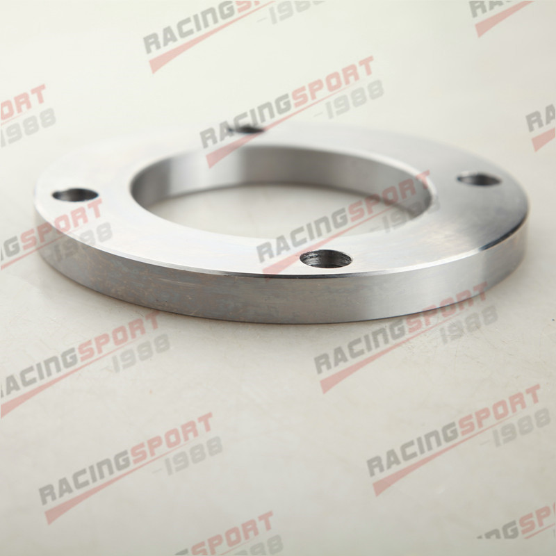 Mild Steel Flange Discharge T04 4 Bolt Round On Center Turbo 3" 76mm Opening