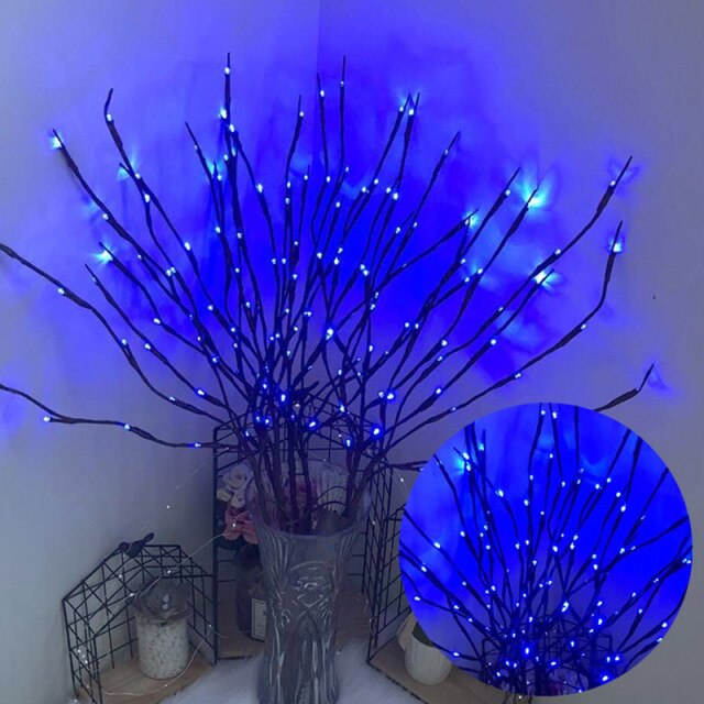 20 Light Tree Branch Light String Christmas Decorations Christmas Tree Decorations Year Decoration Lamp: Blue