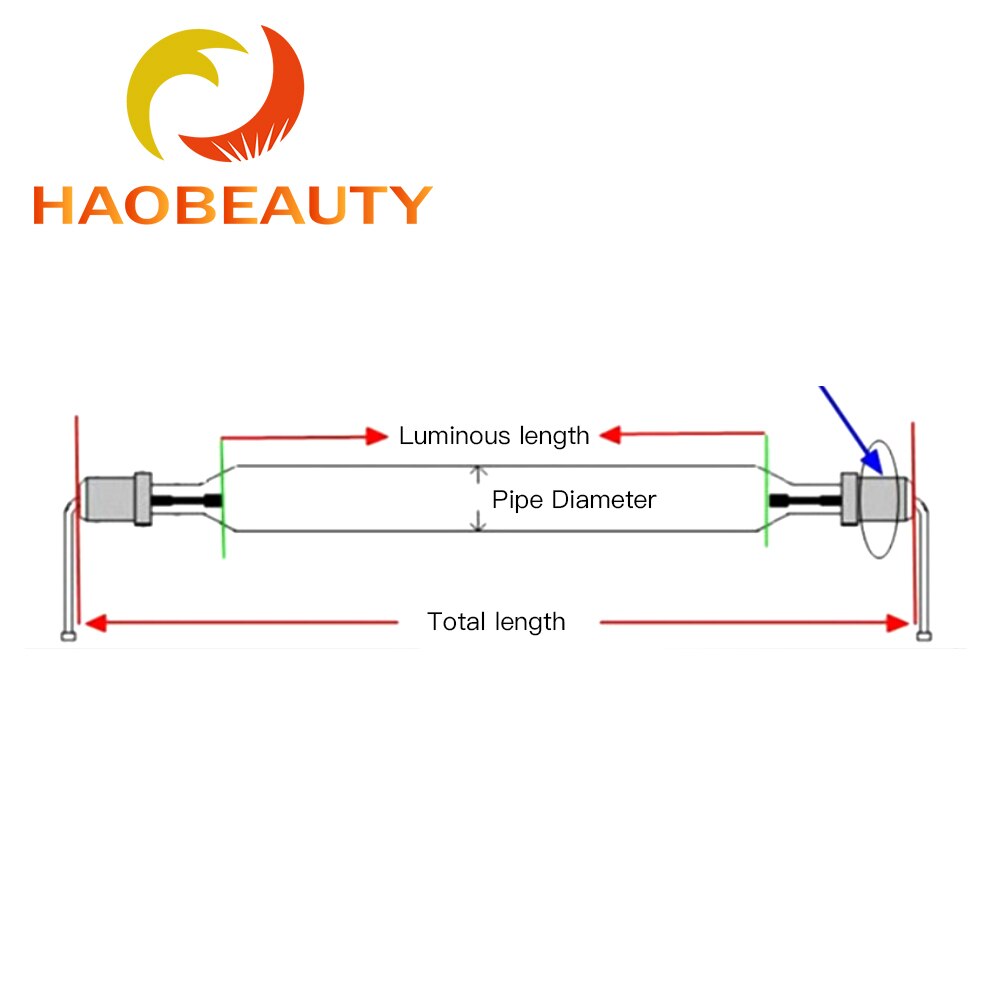HaoBeauty UV Curing Lamp 3kw 220V Length 300-700mm