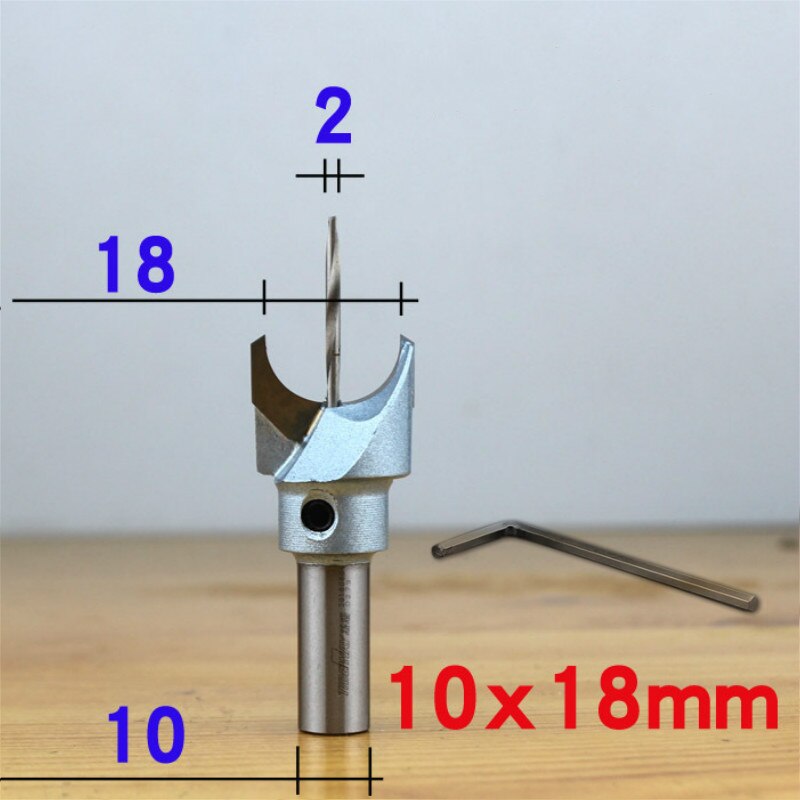 6mm-30mm Frees Frees Boeddha Kralen Ball Mes Houtbewerking Gereedschappen 10mm Schacht Houten Kralen boor Voor Fresas Para CNC: 10mm x 18mm
